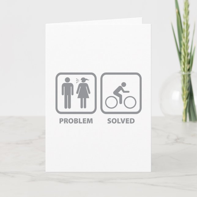 Problem Solved Cycling Card (Front)