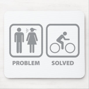 Problem Solved Cycling Mouse Pad