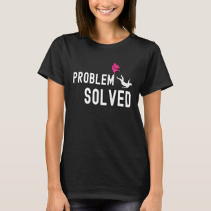 Problem Solved Divorced AF Funny Divorce Quote Wif T-Shirt