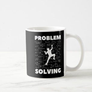 Problem Solving Climber Gift  Rock Climbing Boulde Coffee Mug