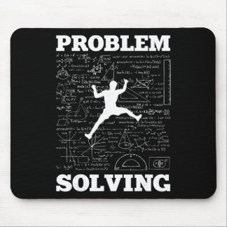 Problem Solving Climber Rock Climbing Bouldering P Mouse Pad