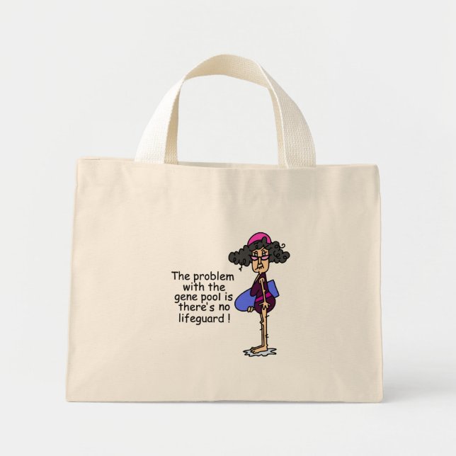Problem With the Gene Pool Mini Tote Bag (Front)