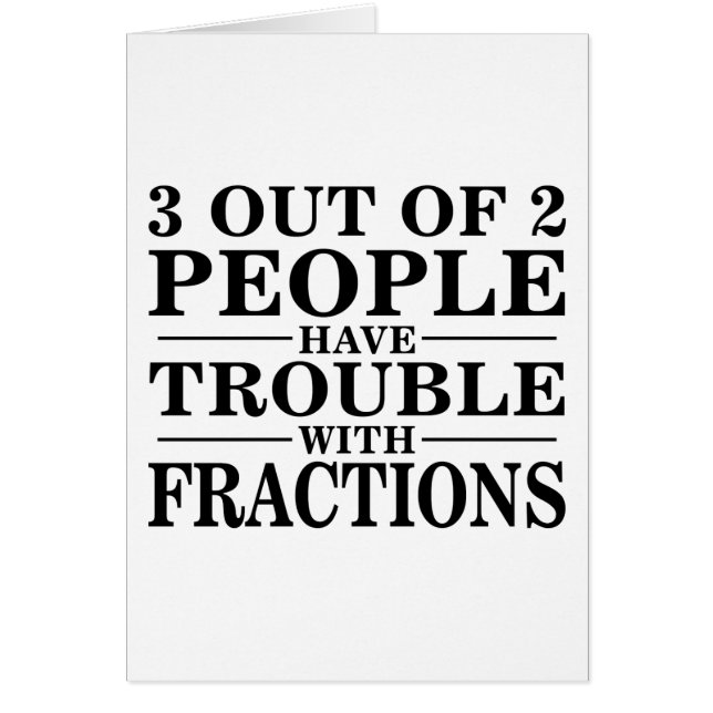 Problème avec des fractions (Devant)