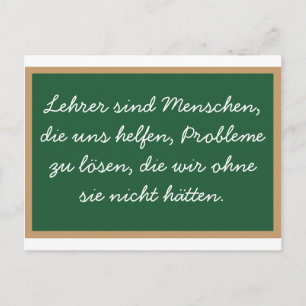 Probleme lösen, die wir nicht hätten postcard