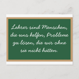 Probleme lösen, die wir nicht hätten postcard