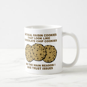 Problèmes de Confiance avec les Cookies Mug Drôle