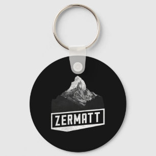 Problemhorn Zermatt Switzerland Skiing Holiday Mou Keychain
