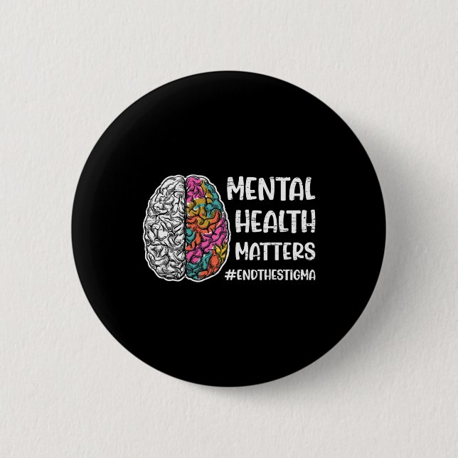 Problems Mental Mental  2 Inch Round Button (Front)