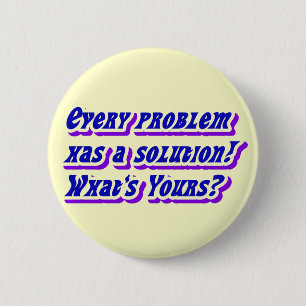 Problems & Solution_Button 2 Inch Round Button