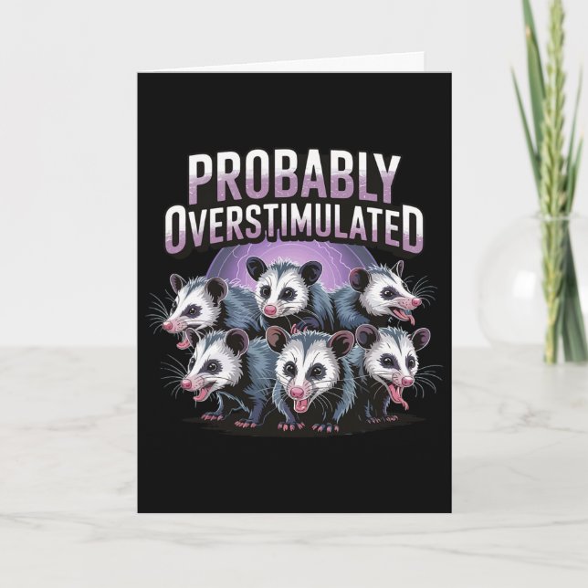 Probly Overstimulated _9  Card (Front)