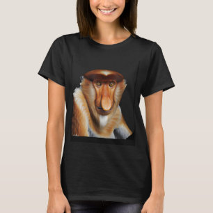 Proboscis Monkey Adorable Long Nosed Primate T-Shirt