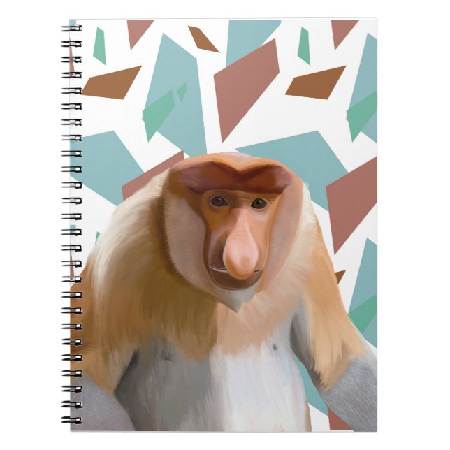Proboscis Monkey Endangered Species  Notebook (Front)