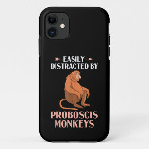 Proboscis Monkey Funny Long Nosed Monkeys iPhone 11 Case