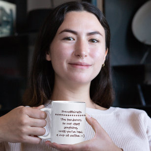 Procaffeinate Funny Mug for Coffee Addicts Lovers