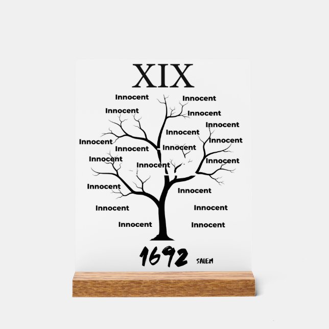 Procès de sorcières Salem (Recto)