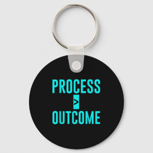 Process Greater Than Outcome Growth Mindset Motiva Keychain