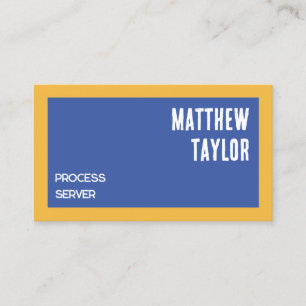 Process Service Custom QR Business Card