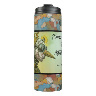 Process Your Trauma Through Art Mug. Thermal Tumbler