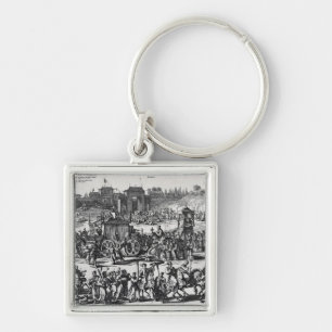 Procession from the gates of Macau Keychain