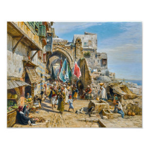 Procession in Jaffa   Gustav Bauernfeind   Photo Print