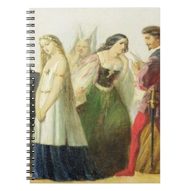 Procession of characters from Shakespeare (oil on Notebook (Front)