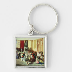Procession of Corpus Christi in Seville Keychain