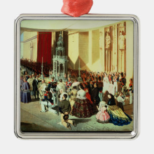 Procession of Corpus Christi in Seville Metal Ornament