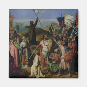 Procession of Crusaders around Jerusalem Magnet