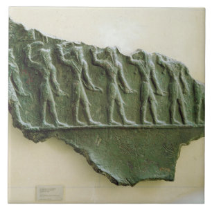 Procession of Elamite warriors, Susa, Iran, Elamit Tile
