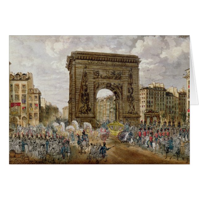 Procession of Pope Pius VII  in Paris (Front Horizontal)