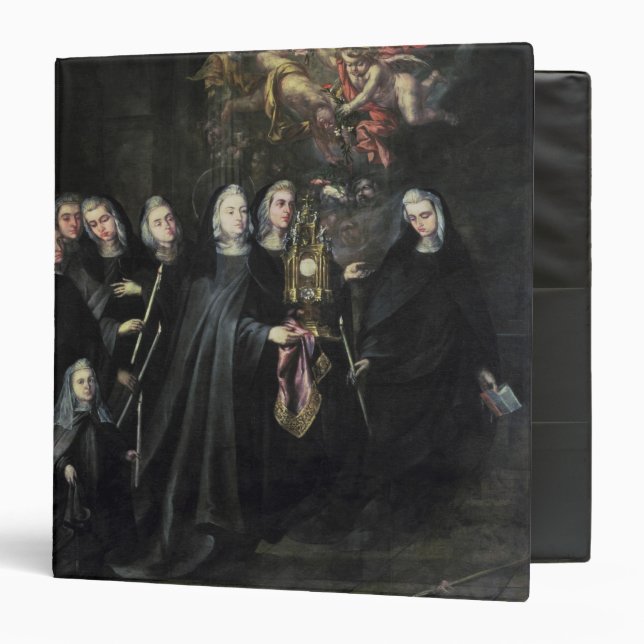 Procession of St. Clare with the Eucharist Binder (Front/Inside)