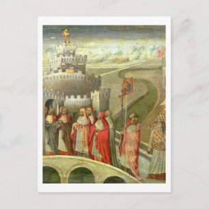 Procession of St. Gregory to the Castel St. Angelo Postcard