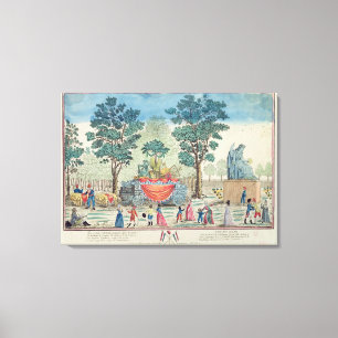 Procession of the Chariot of Agriculture Canvas Print