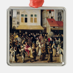 Procession of the Holy League in 1590 Metal Ornament
