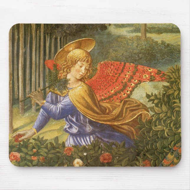 Procession of the Magi Angel by Benozzo Gozzoli Mouse Pad (Front)