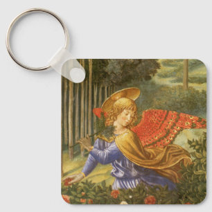 Procession of the Magi, Renaissance Angel Art Keychain