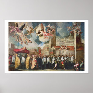 Procession of the Relics of the Holy Brescian Bish Poster