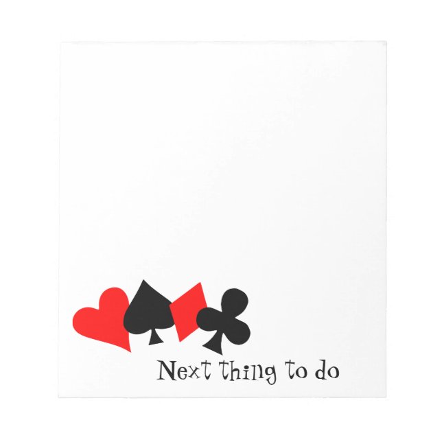 Prochaine chose à faire avec le Bloc-notes (Devant)