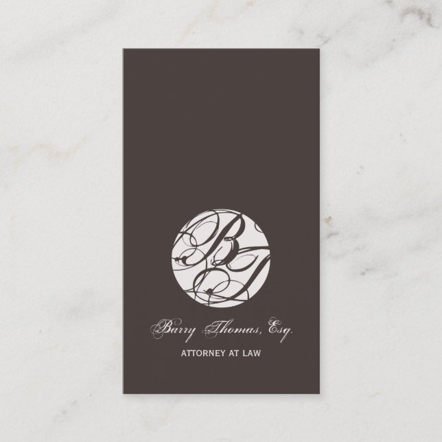 Prochaines cartes de rendez-vous, monogrammes cart (Devant)