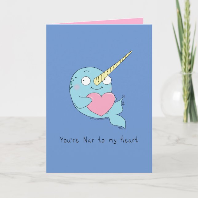 Proche de ma carte de voeux d'amour étroite du coe (Devant)