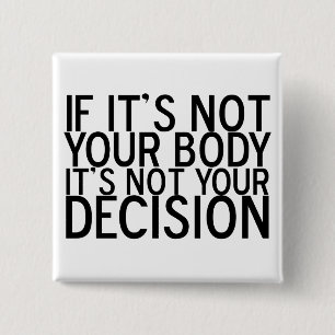 ProChoice 2 Inch Square Button