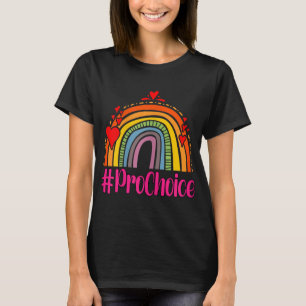 Prochoice Rainbow Feminism Reproductice Right T-Shirt