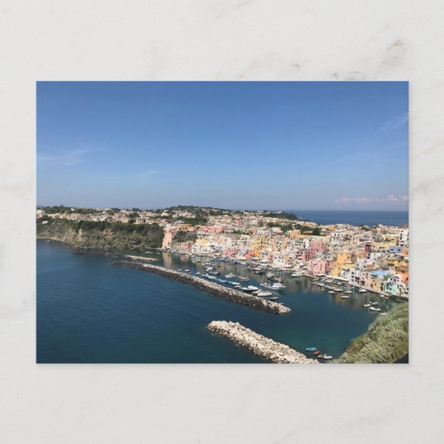 Procida, mediterranean island of Italy Postcard (Front)