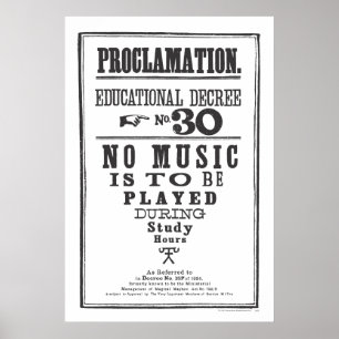 Proclamation 30 poster