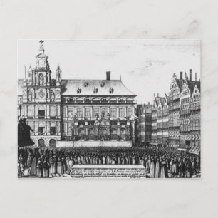 Proclamation of the peace postcard