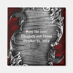 Proclamation Vampire Gothic Wedding Magnet