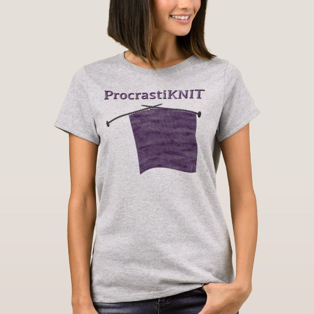 ProcrastiKNIT T-Shirt (Front)
