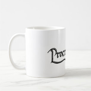 "Procrastination" calligraphy Coffee Mug