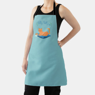 Procrastination Cat Apron
