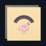 Procrastination Level: Expert – Funny Brain  Car Magnet<br><div class="desc">Procrastination Level: Expert – Funny Brain Sticker for Overthinkers This sticker gets it. A cute, confused brain trapped in decision paralysis? It’s the aesthetic. Whether you’re a master of delay tactics or just vibing with your unfinished to-do list, this sticker brings fun to your favorite kind of chaos. Stick it...</div>